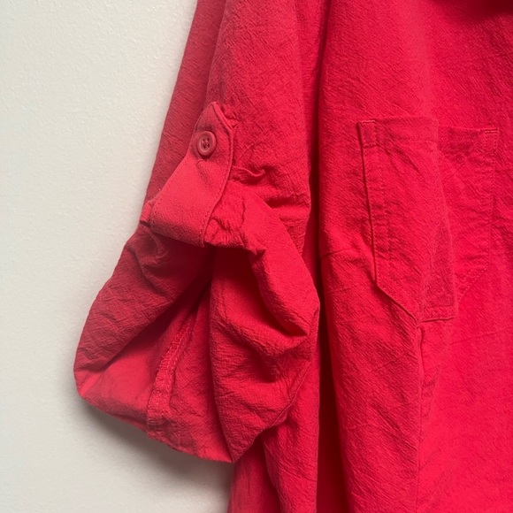 Ladies Plus Size Pink Top - Picture 3 of 6